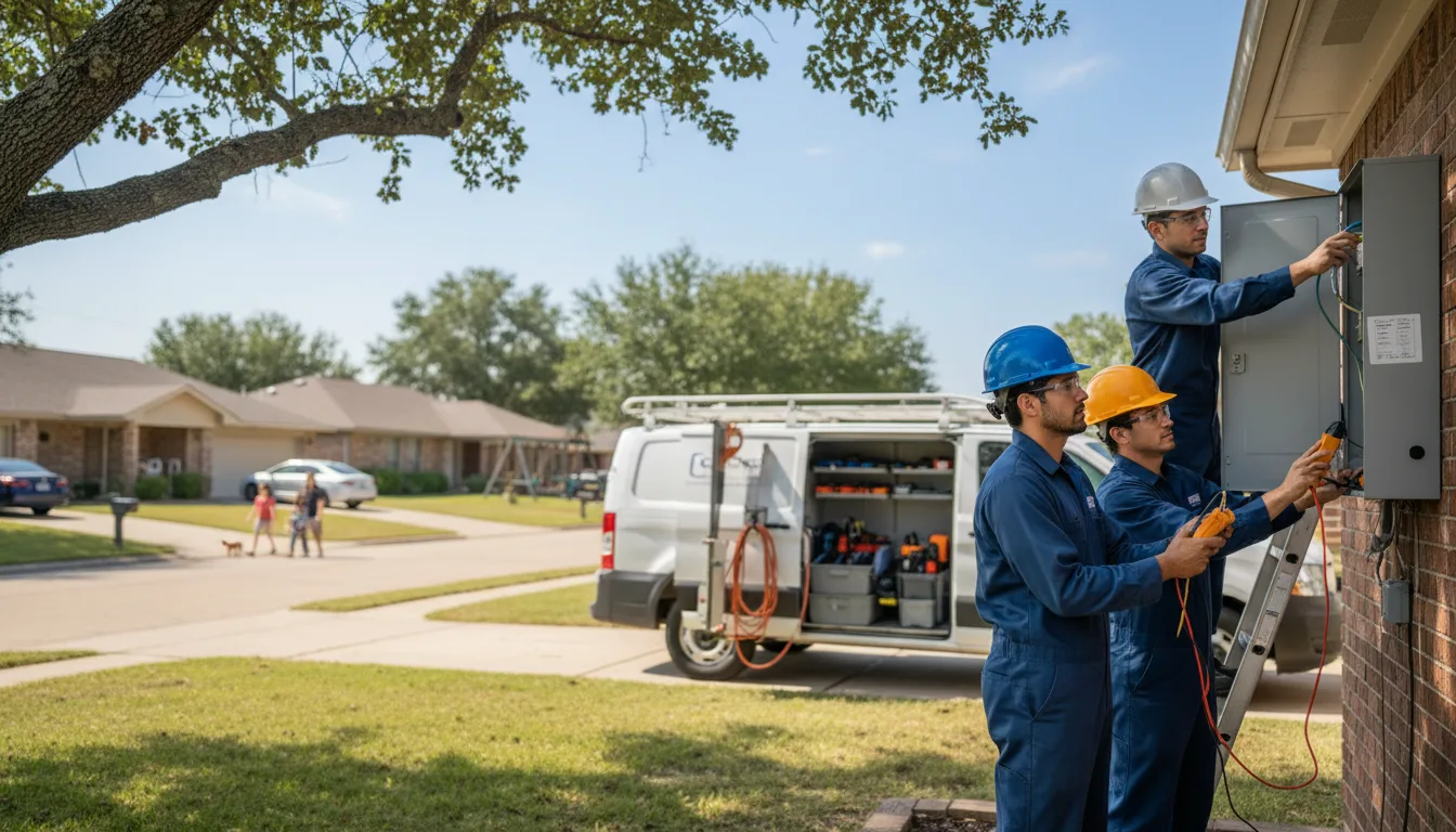 Certified electrician providing emergency electrical services in Champlain, NY